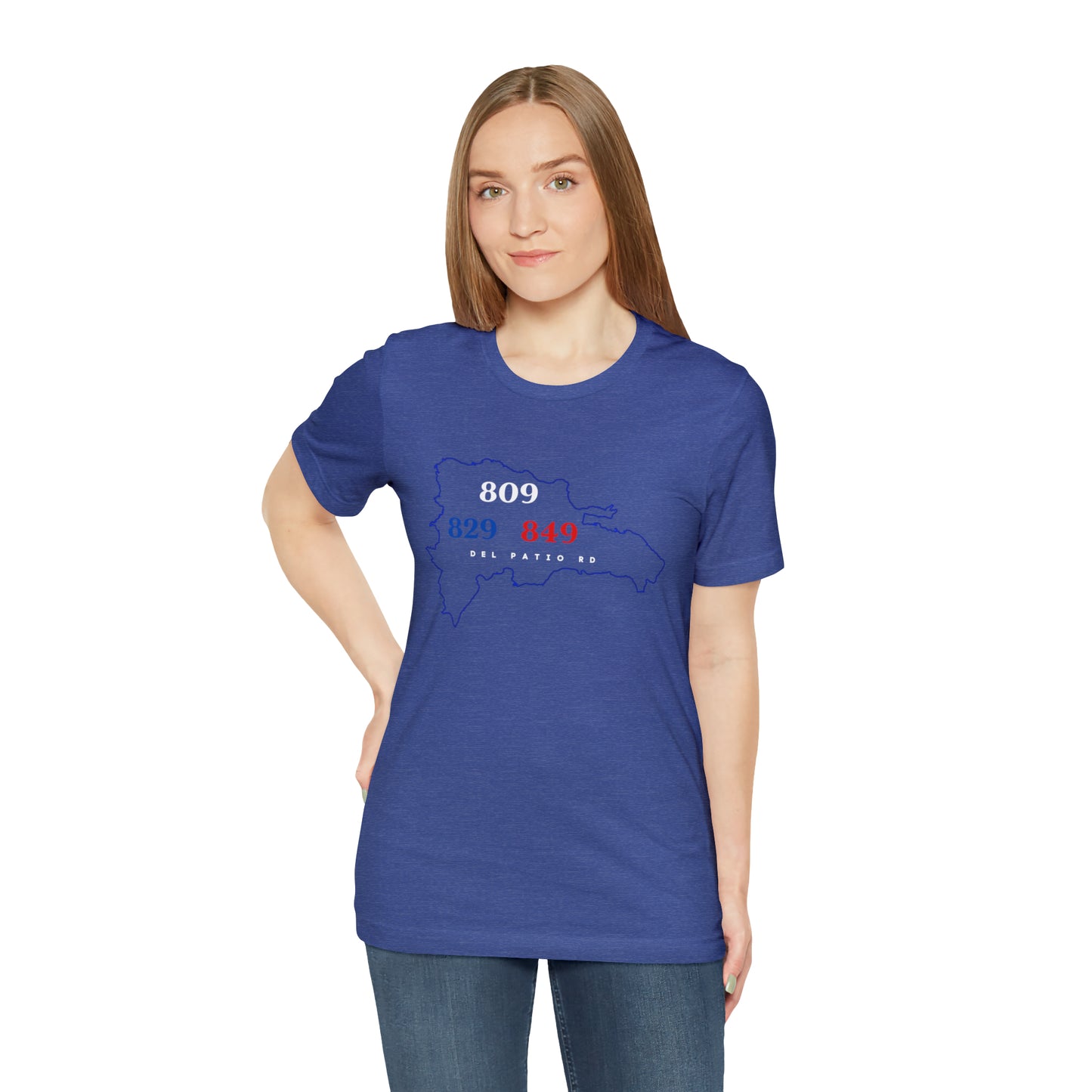 Area Code Unisex Jersey Short Sleeve Tee