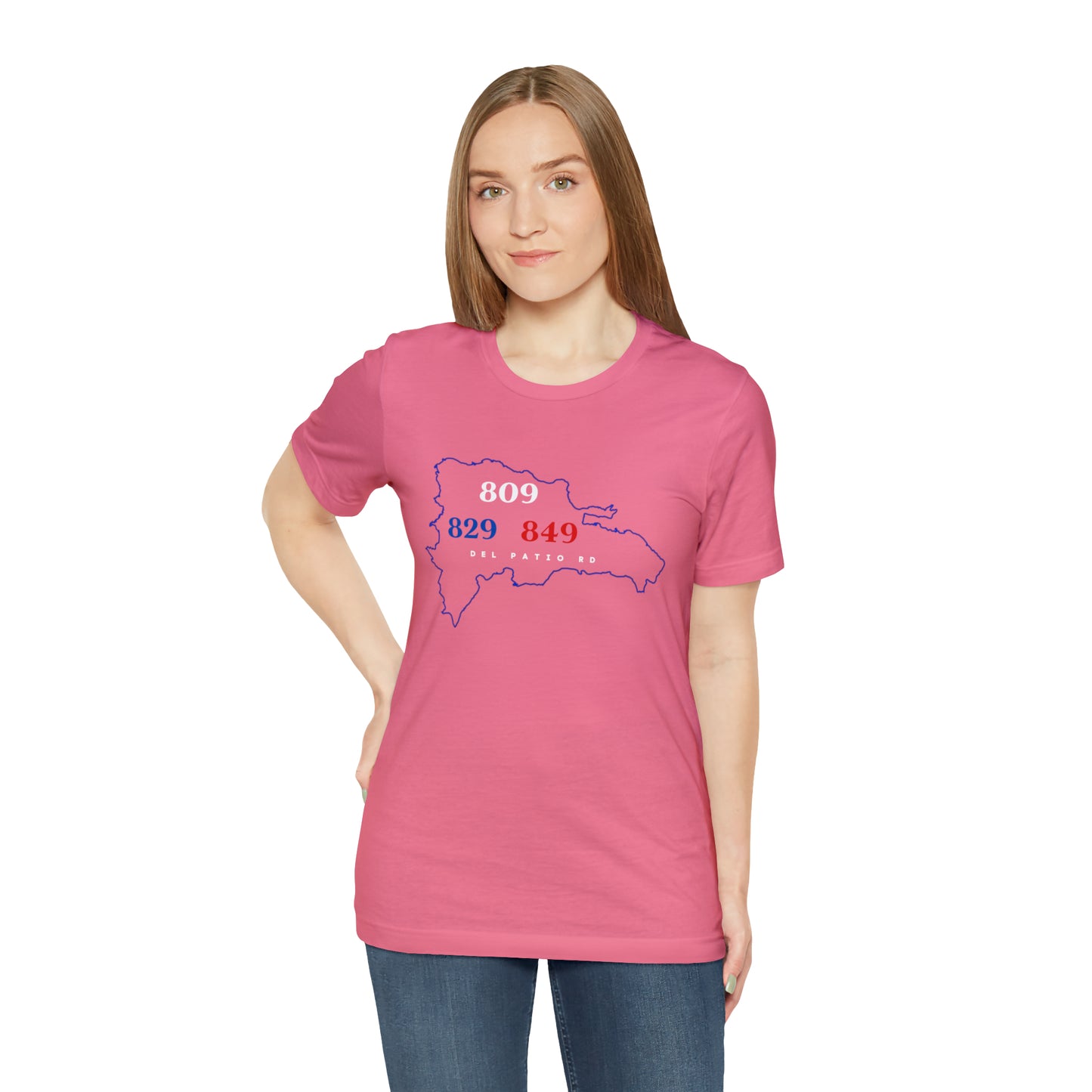 Area Code Unisex Jersey Short Sleeve Tee