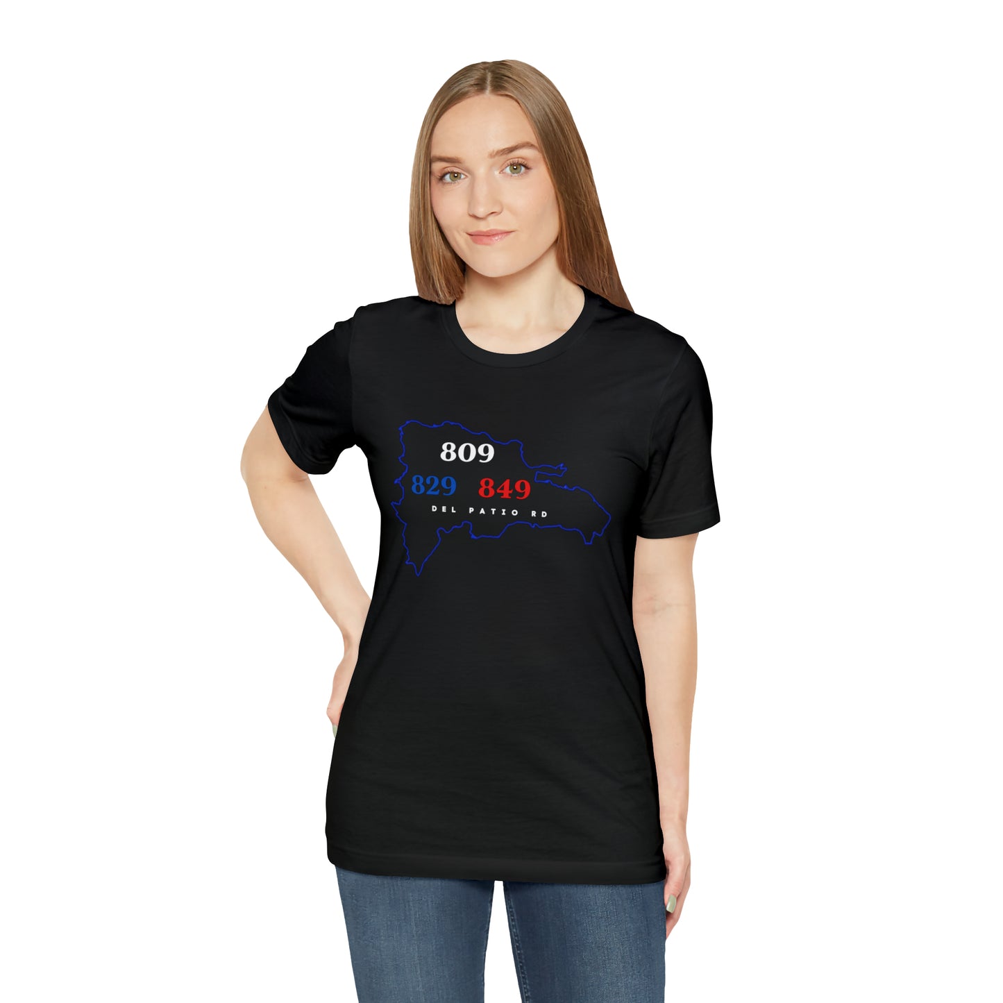 Area Code Unisex Jersey Short Sleeve Tee