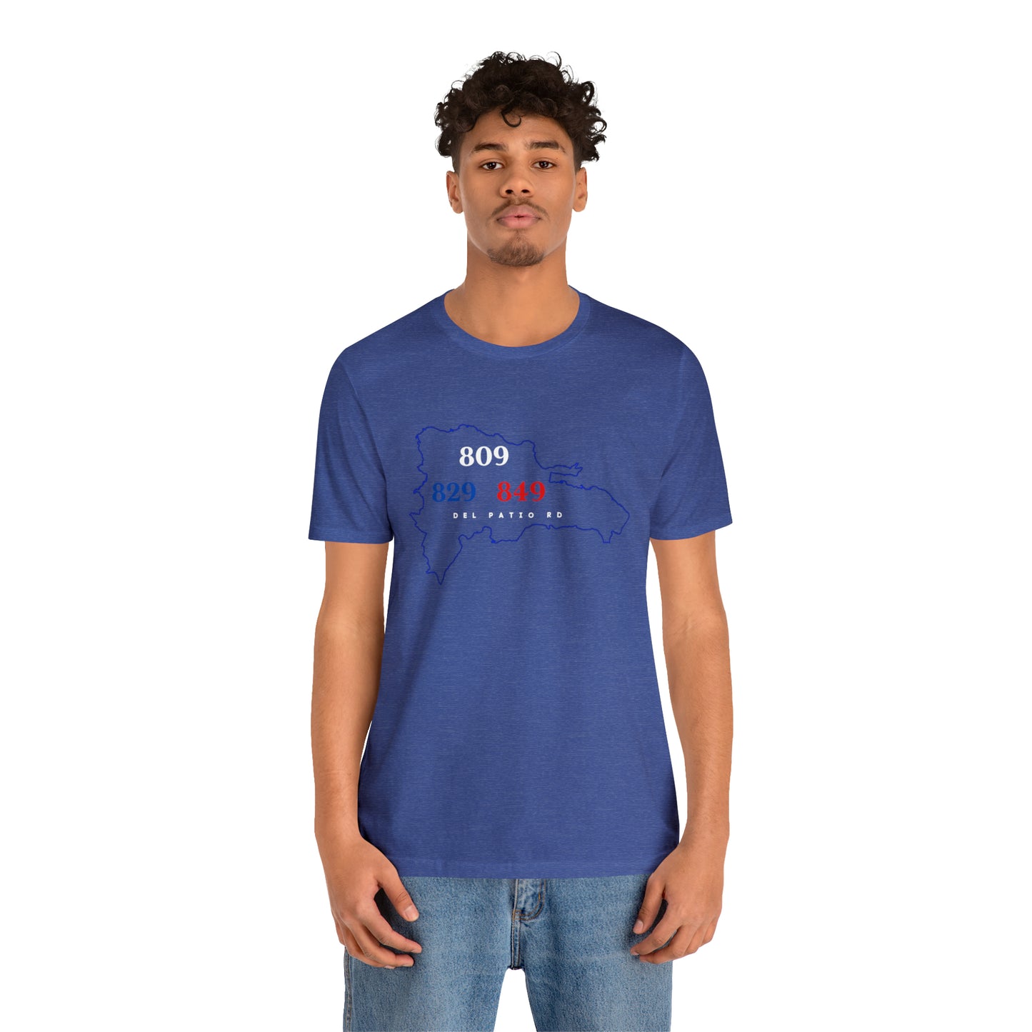 Area Code Unisex Jersey Short Sleeve Tee