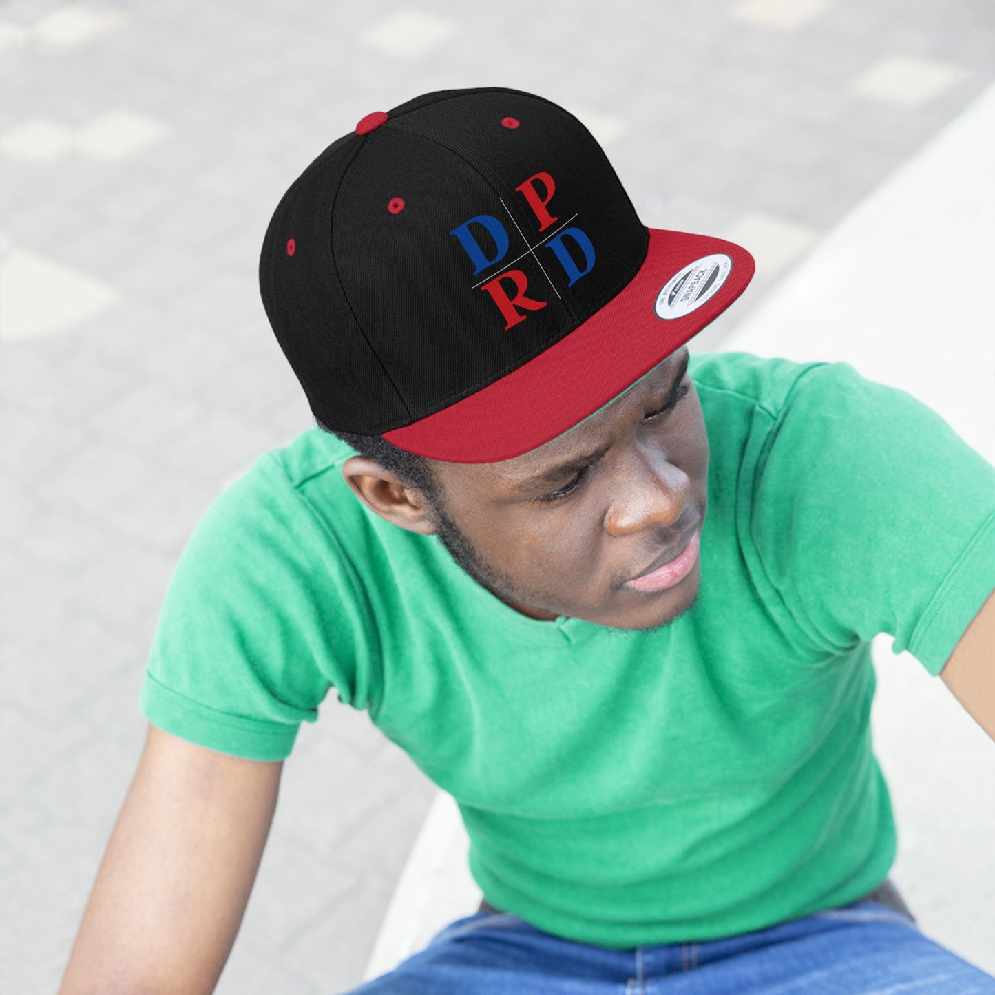 DPRD Cross Unisex Flat Bill Hat