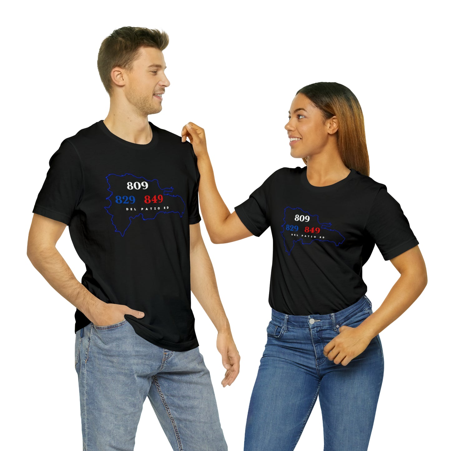 Area Code Unisex Jersey Short Sleeve Tee