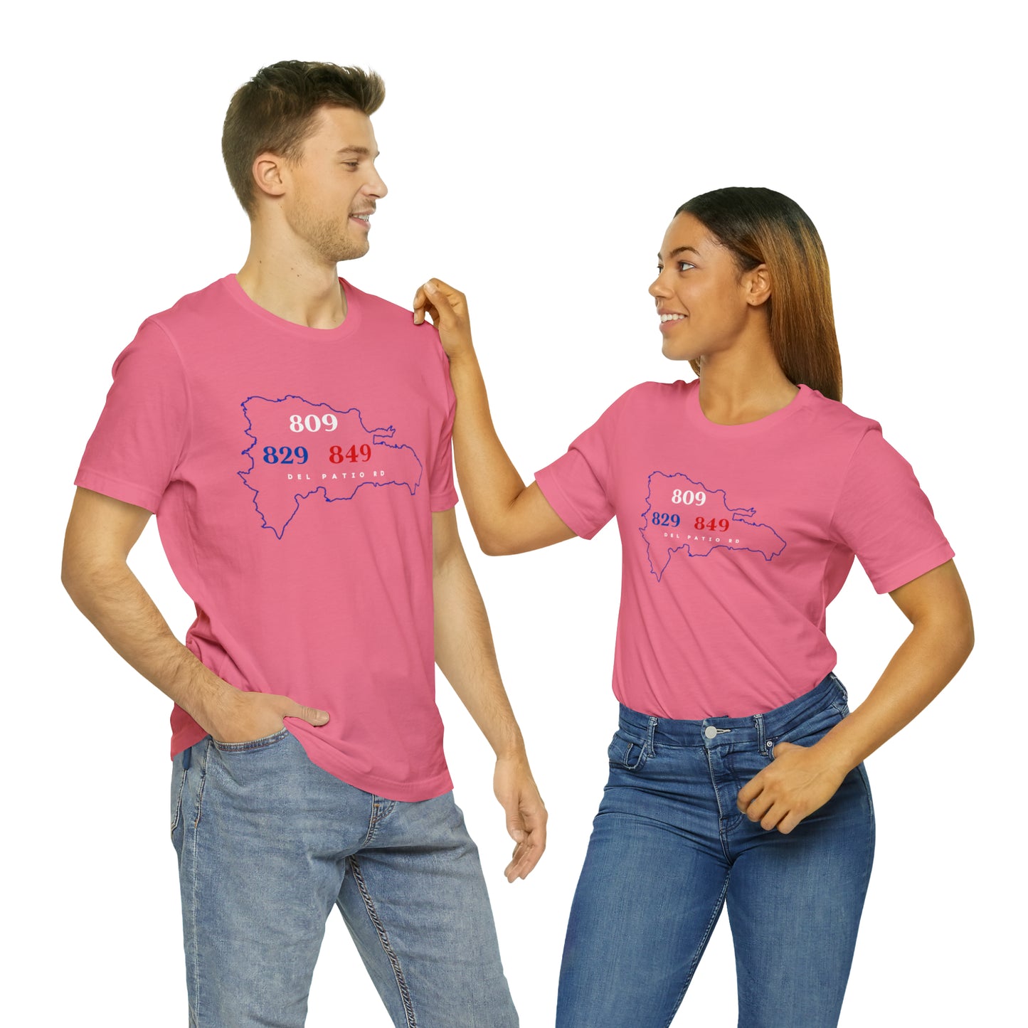 Area Code Unisex Jersey Short Sleeve Tee