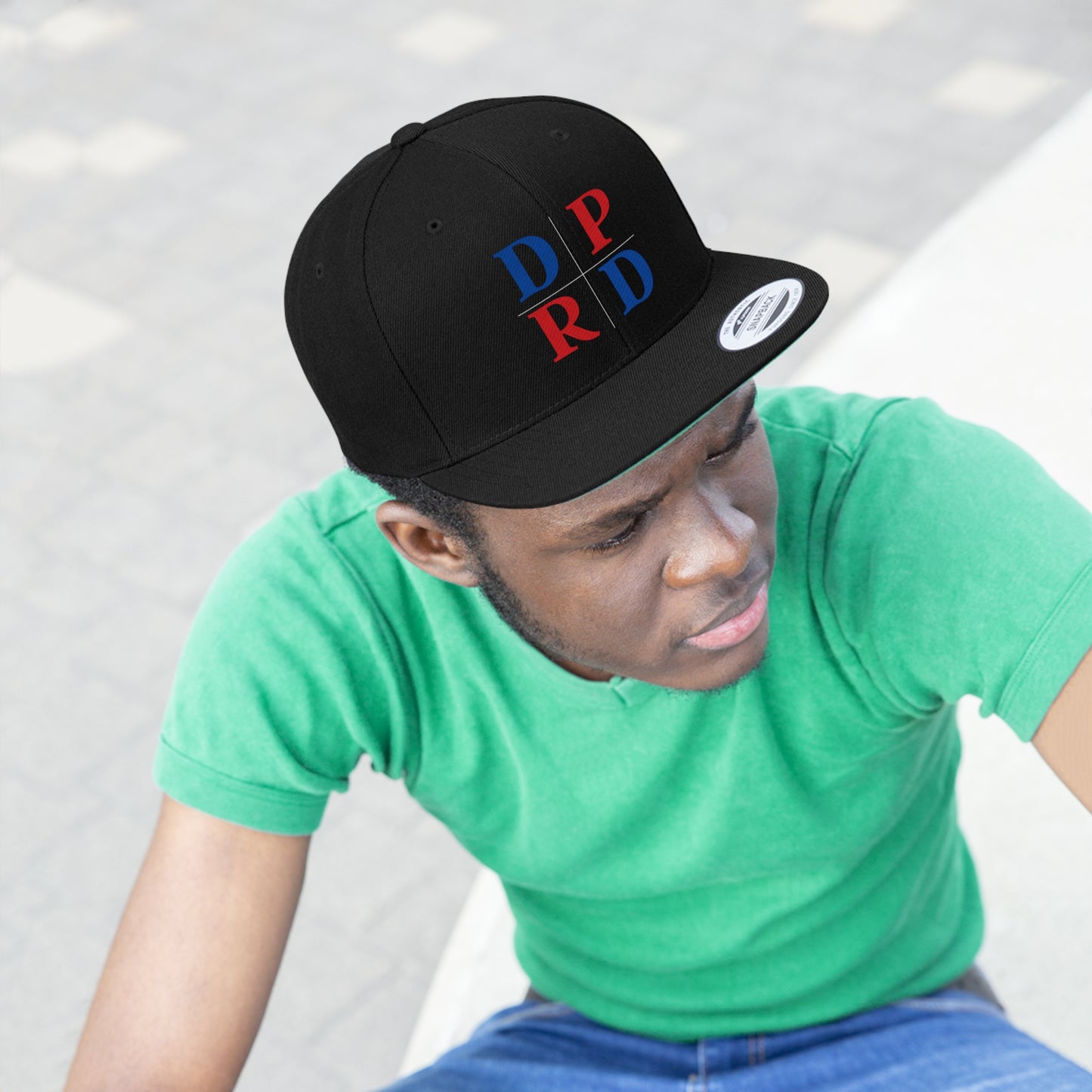 DPRD Cross Unisex Flat Bill Hat