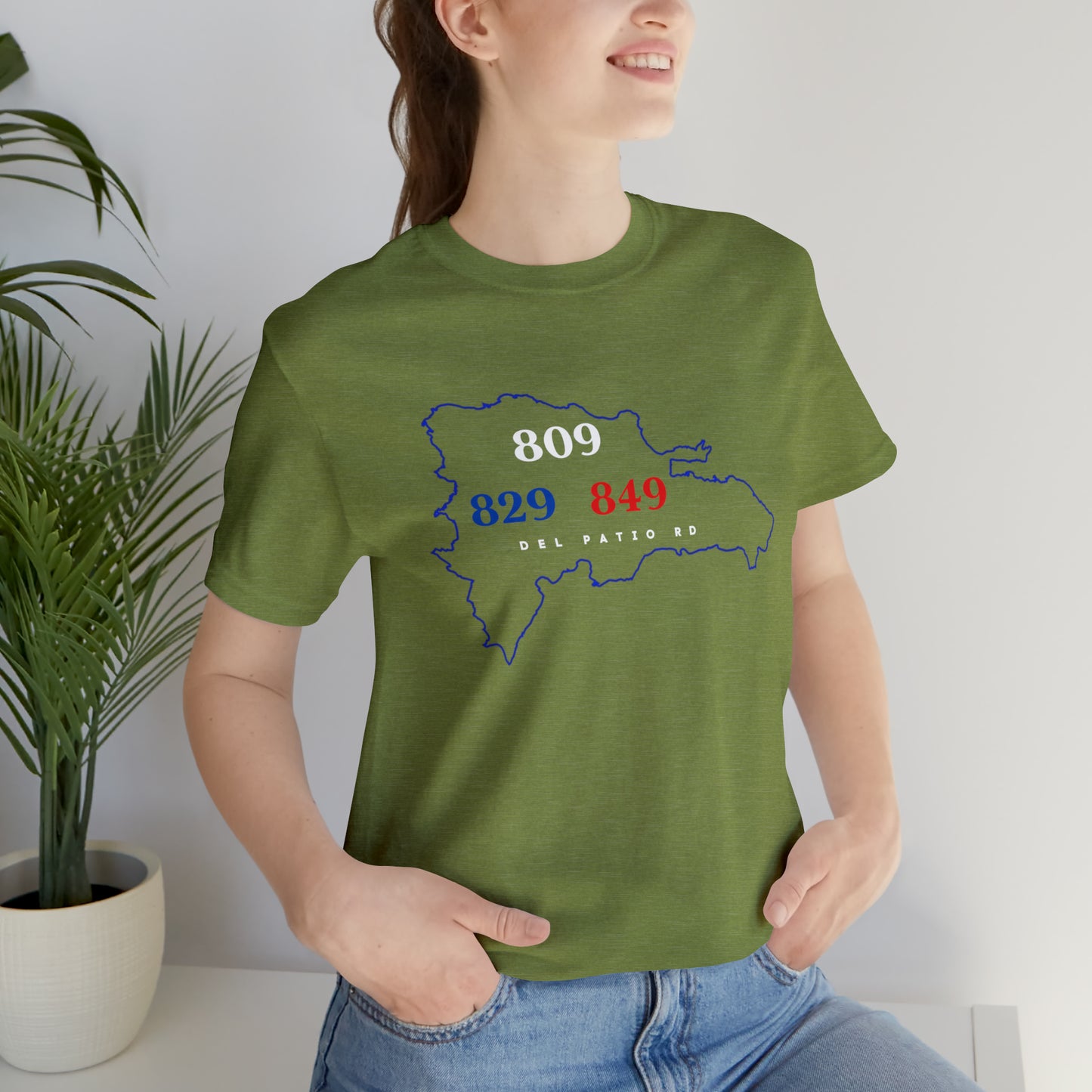 Area Code Unisex Jersey Short Sleeve Tee