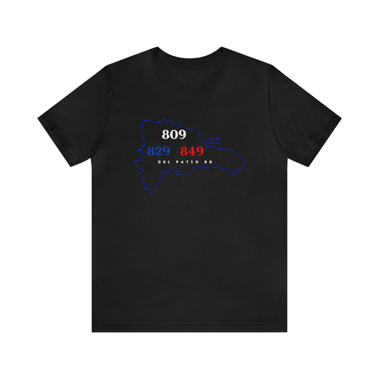 Area Code Unisex Jersey Short Sleeve Tee